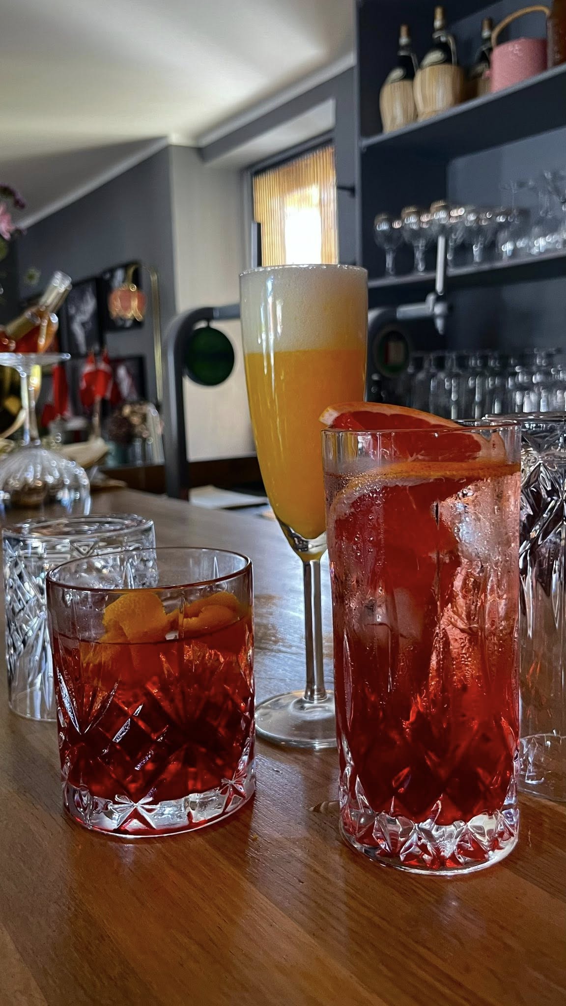 Klassiske cocktails — Negroni og Mimosa